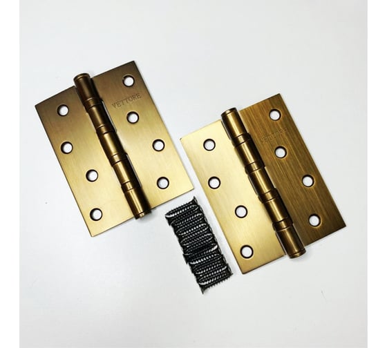 Петля универсальная VETTORE 100×75×2.5-4BB MACC Кофе, 2шт 20619