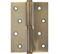 Петля съёмная VETTORE 100×75×2.5mm-1BB AB-L левая Бронза, 2шт 20620