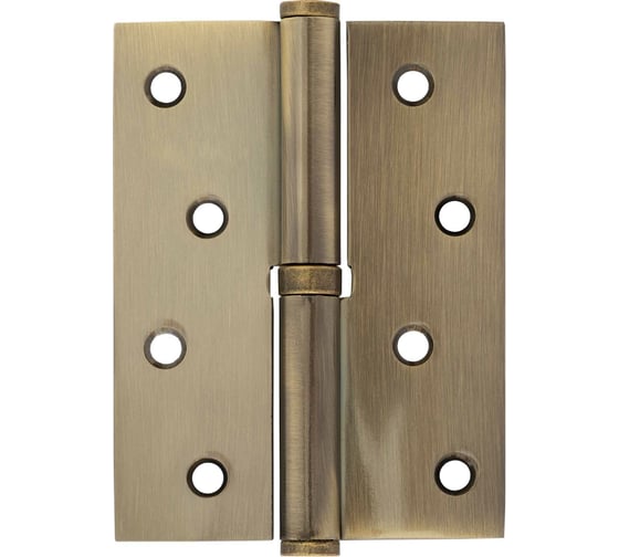 Съёмная петля VETTORE 100х75х2.5mm-1BB AB-L левая, бронза 2шт 20157