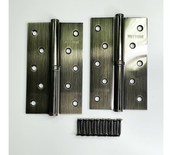 Петля съёмная VETTORE 125×75×2.5mm-1BB AB-L левая Бронза, 2шт 20630