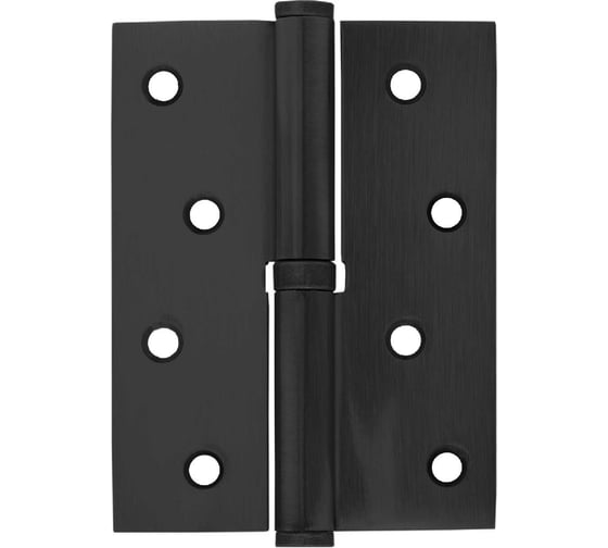 Съёмная петля VETTORE 100х75х2.5mm-1BB MBP-L левая, чёрный матовый 2шт 20483