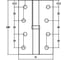 Петля съёмная VETTORE 100×75×2.5mm-1BB SN-L левая Сатин, 2шт 20626 3