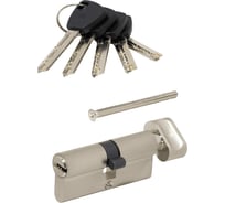 Цилиндровый механизм VETTORE BRASS M90 ZC SN 45Tx45 brass key, сатин 20120