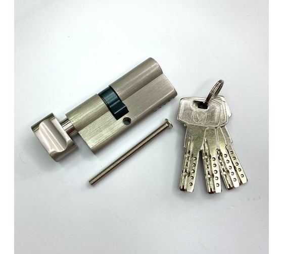 Цилиндровый механизм VETTORE ZN M100 ZС NI 45Tx55, 5 ключей, никель 20510