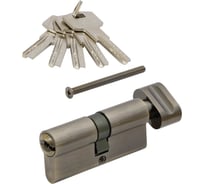 Цилиндровый механизм VETTORE BRASS M60 ZC SN 30Tx30 brass key, сатин 20112