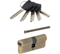 Цилиндровый механизм VETTORE BRASS M70 Z AB 35x35 brass key, бронза 20116