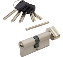 Цилиндровый механизм VETTORE BRASS M80 ZC SN 40Tx40 brass key, сатин 20118