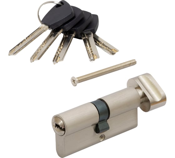 Цилиндровый механизм VETTORE BRASS M80 ZC SN 40Tx40 brass key, сатин 20118 1