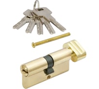 Цилиндровый механизм VETTORE ZN M80 ZC GP 30Tx50, 5 ключей, золото 20091