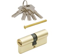 Цилиндровый механизм VETTORE ZN M80 Z GP 30x50, 5 ключей, золото 20085