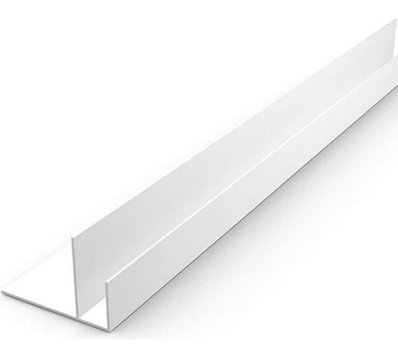 Профиль LXL F-образный 45 8/10 мм, l=3 м, 50 шт. F-45 pvc 1