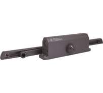 Дверной доводчик НОРА-М 4S Slider скользящая тяга, для дверей до 110 кг, графит 18768