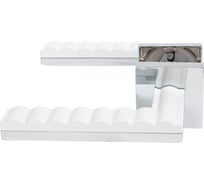 Ручка в тубе PALIDORE 607 NCW/PC хром блестящий/белый 98760012