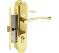 Врезной замок с ручками Аллюр ЗВ 7-103/85 GP золото 14148