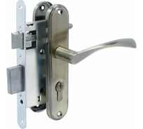 Врезной замок с ручками Аллюр ЗВ 4-103 AB старая бронза 12697