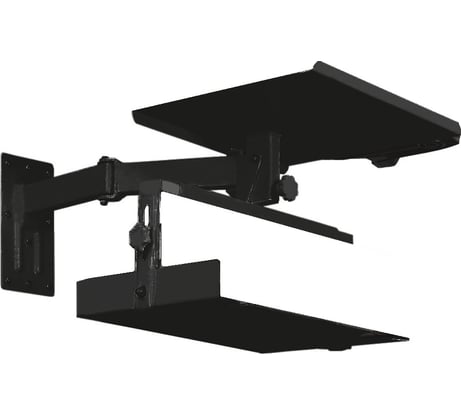 Полка для ТВ/видео Amig черная 400 NE