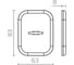 Накладка PALIDORE 020-02-PC, хром блестящий 98761008 2