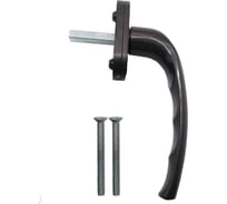 Алюминиевая ручка Левша "Твист" коричневая У1-2322.К