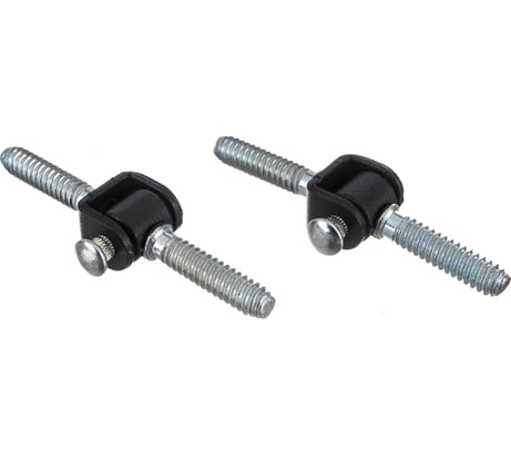 Ввертная петля Левша ПВв-1 d8x1,75 2 шт., черная У1-8460.Ч