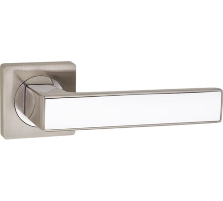 Раздельная ручка Ajax OPTIMA plus JK SN/WH-19 матовый никель/белый 44357