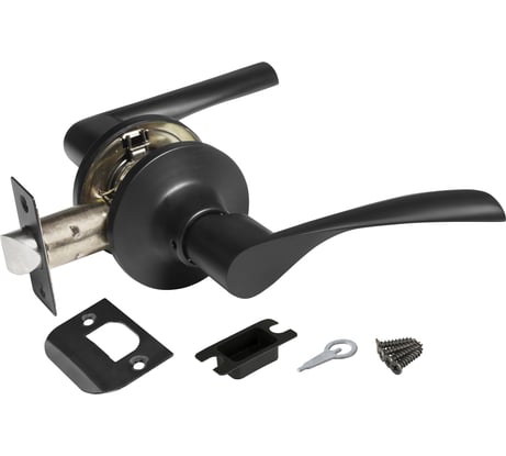 Ручка защелка Ajax 6010 BL-P (без фиксатора) черный 44451