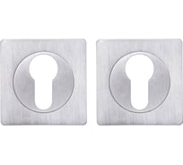 Накладка под цилиндр Ajax ET JK SSC-16 сатинированный хром 43405