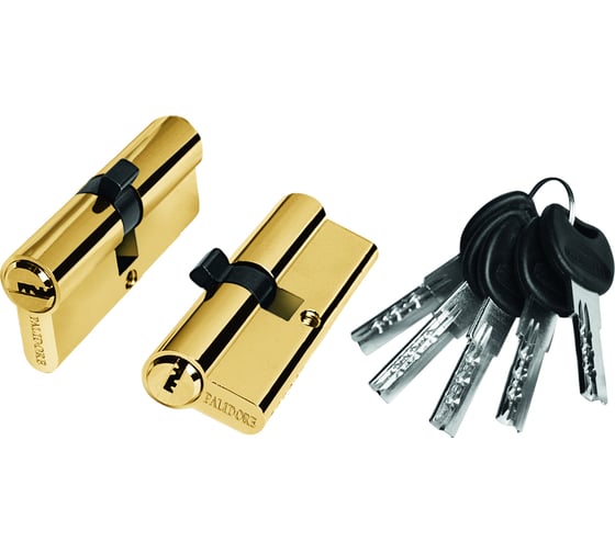 Цилиндр PALIDORE 60PB 30/30 ключ/ключ, золото 98760914 1