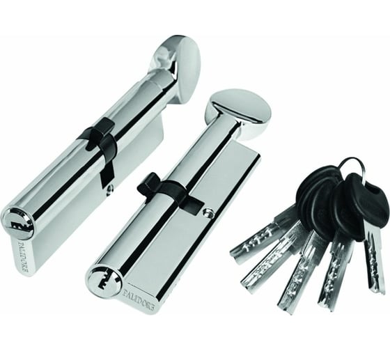 Цилиндр PALIDORE 110PC 55/55 ключ/завертка, хром блестящий 98760909