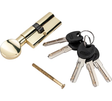 Цилиндр PALIDORE 70PB 30С/40 ключ/завертка, золото блестящее 98760917