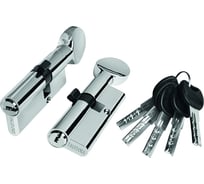 Цилиндр PALIDORE 70PC 30С/40 ключ/завертка, хром ,блестящий 98760918