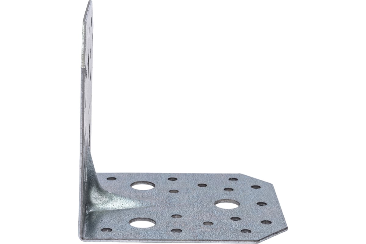 Крепежный усиленный уголок STARFIX 90х100х100 мм, белый цинк SMP-79585 ...