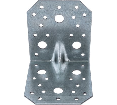 Крепежный усиленный уголок STARFIX 90х100х100 мм, белый цинк SMP-79585-1