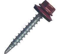 Саморез с шайбой EPDM BEFAST RAL3005 4,8x35, уменьшенное сверло, 500 шт. C300535500S