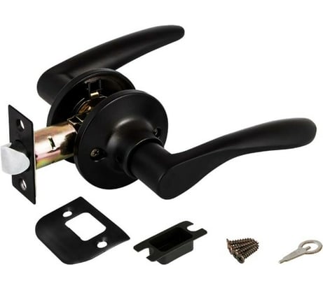 Ручка защелка Fuaro 620/BL BL-P, черный, без фиксатора 44633