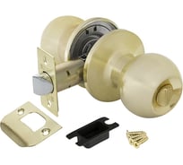 Ручка защелка Fuaro 672/BL SB-B, матовое золото, фиксатор 37565