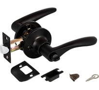 Ручка защелка Fuaro 620/BL BL-B, черный, фиксатор 44631