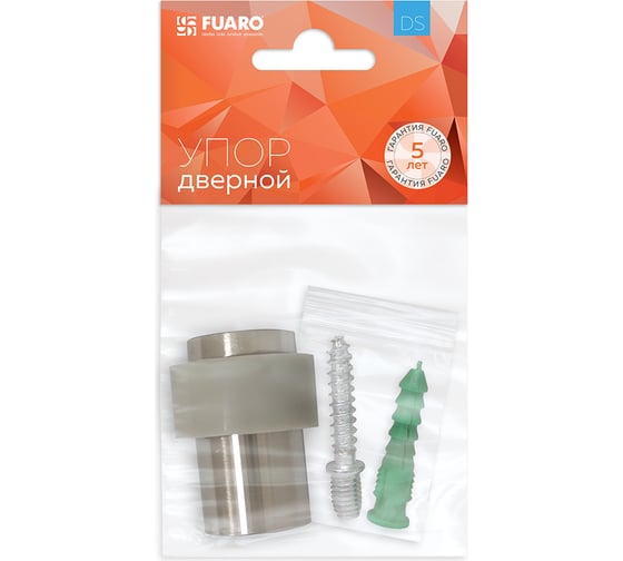 Напольный дверной упор Fuaro DS-14 SN матовый никель 43239