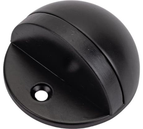 Дверной ограничитель Ренц напольный, черный INDS 44 Black