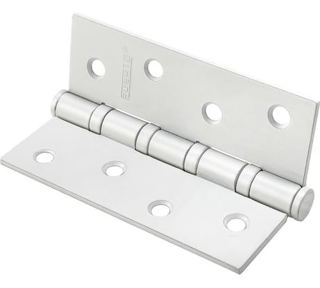 Стальная петля PUERTO 100х75х2.5, 4 кольца, плоский колпачок, супер белый, 2 шт. IN100-4S FH SW