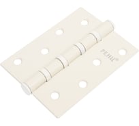 Стальная петля Ренц 100х75х2.5, 4 подшипника, без колпачков, белый, 2 шт. IN100-4BB FH W (2шт)