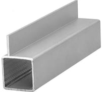 Квадратная труба с ребром Алтервиа 25x25 мм A252511X2000