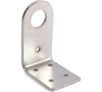 Угловое ушко Скобис 126x40x3 мм, цинк белый, 100 шт. 4680016800625