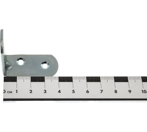Мебельный кронштейн Скобис МК 40x40x20x2 мм, цинк белый, 300 шт. 4680016800793