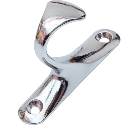 1-рожковый крючок СКОБЯНОЙ мод. 63 хром 008005