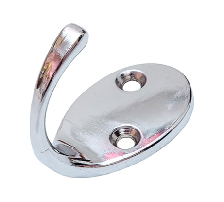 1-рожковый крючок СКОБЯНОЙ мод. 55, хром 007664