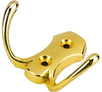 2-х рожковый крючок СКОБЯНОЙ РР золото 002708