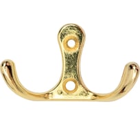 2-х рожковый крючок СКОБЯНОЙ НН, золото 002715