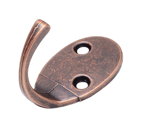 1-рожковый крючок СКОБЯНОЙ мод. 55, медь 007436