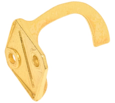 1-рожковый крючок СКОБЯНОЙ мод. 58, золото 008008