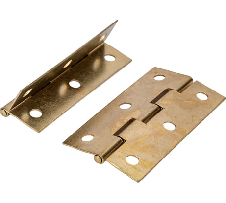 Карточная петля СКОБЯНОЙ латунир., 60 мм, 2 шт. 002848